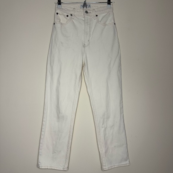 ABERCROMBIE+FITCH Curve Love Ankle Straight Ultra High Rise Jeans - Picture 2 of 8